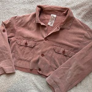 Sadie and sage cropped shacket